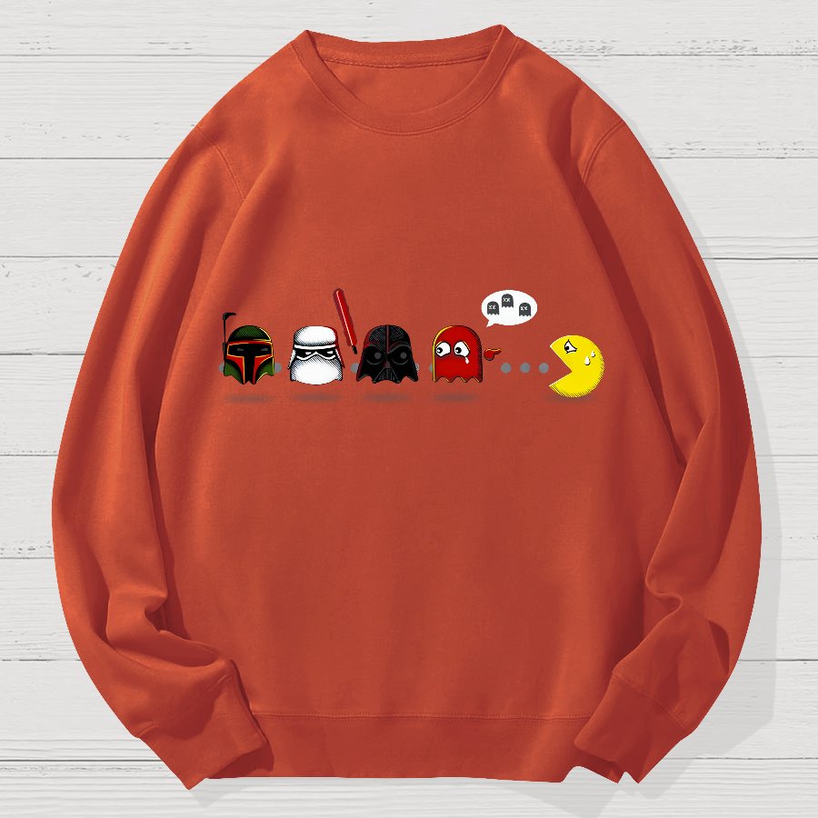 Space Wars Geek Cotton Sweatshirt
