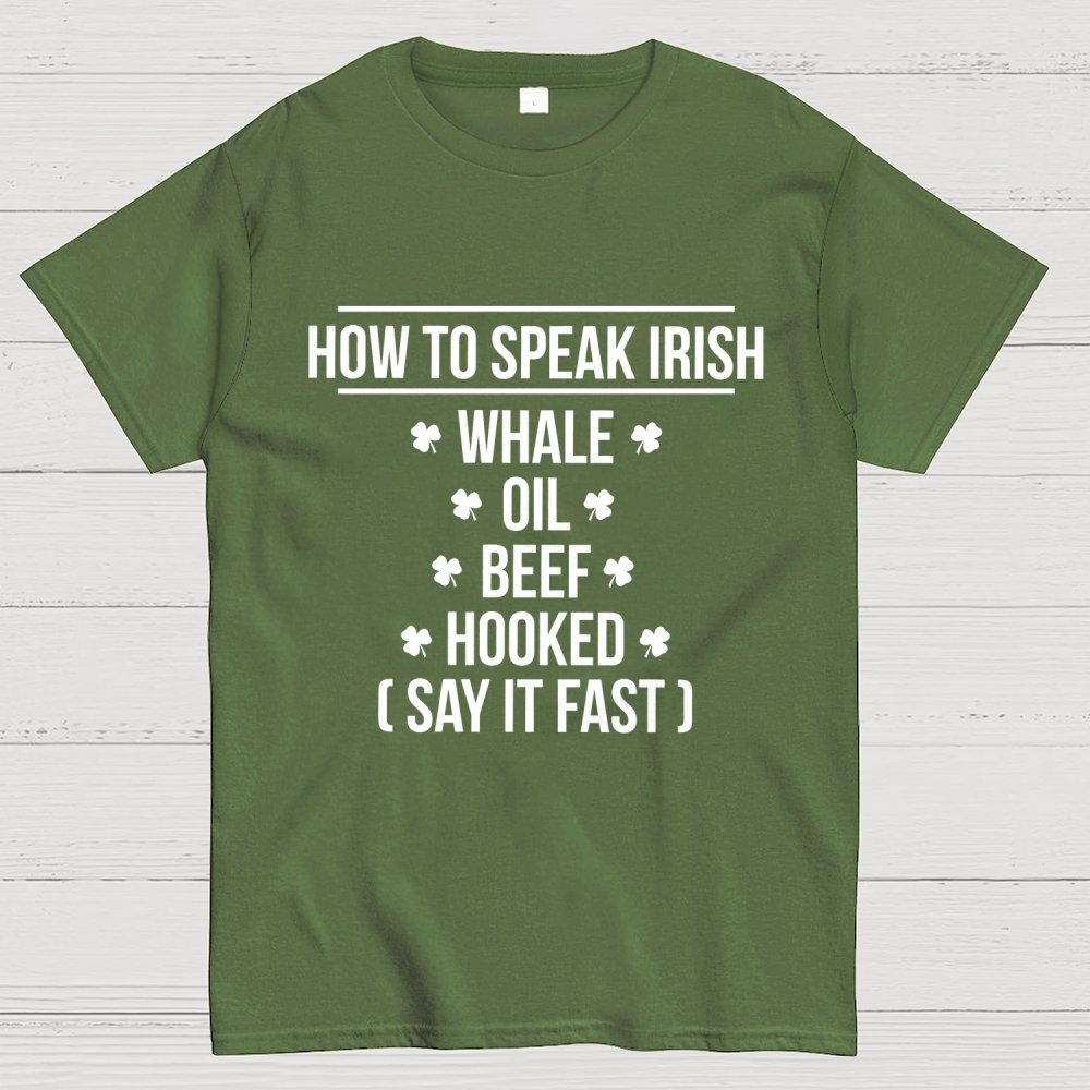 St. Patrick's Day How To Speak Irish Geek T-Shirt