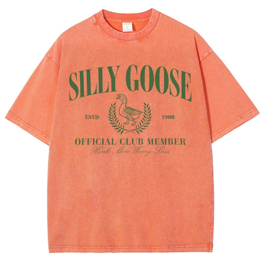 Silly Goose Official Club Vintage Distressed T-shirt