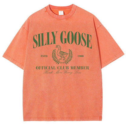 Silly Goose Official Club Vintage Distressed T-shirt