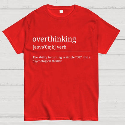 Overthinking definition Unisex Geek T-Shirt