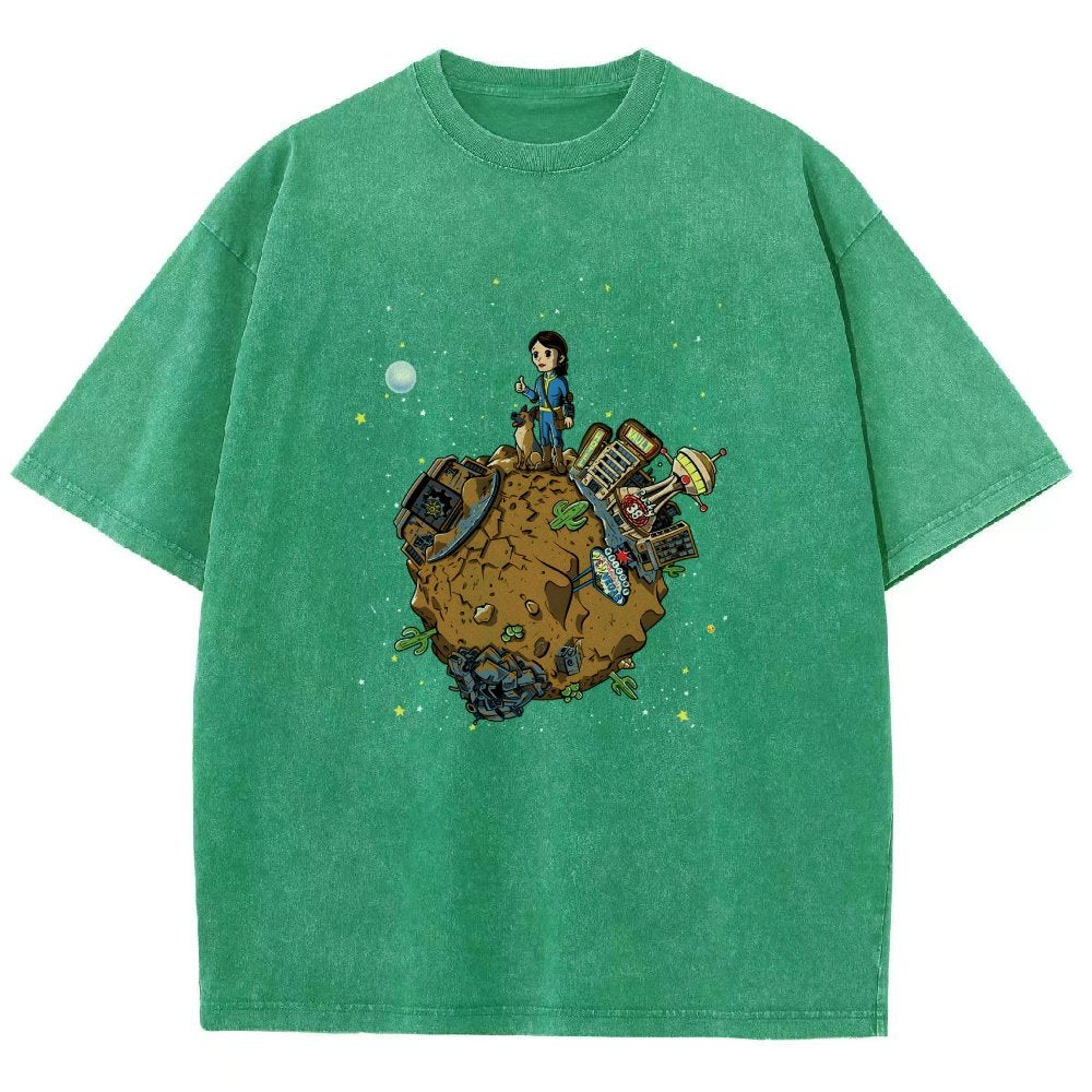 Le Okey Dokey Vintage Distressed T-shirt