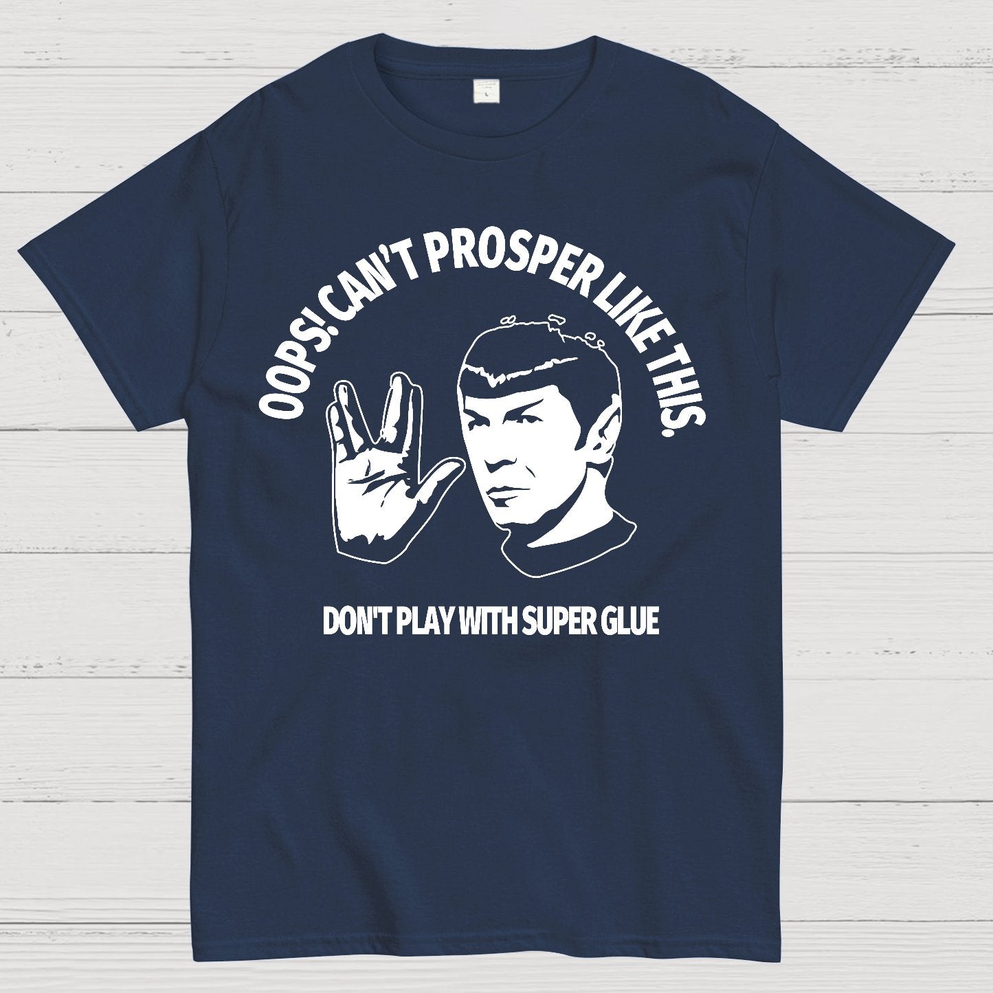 Oops! Can’t Prosper Like This. Funny Geek T-Shirt