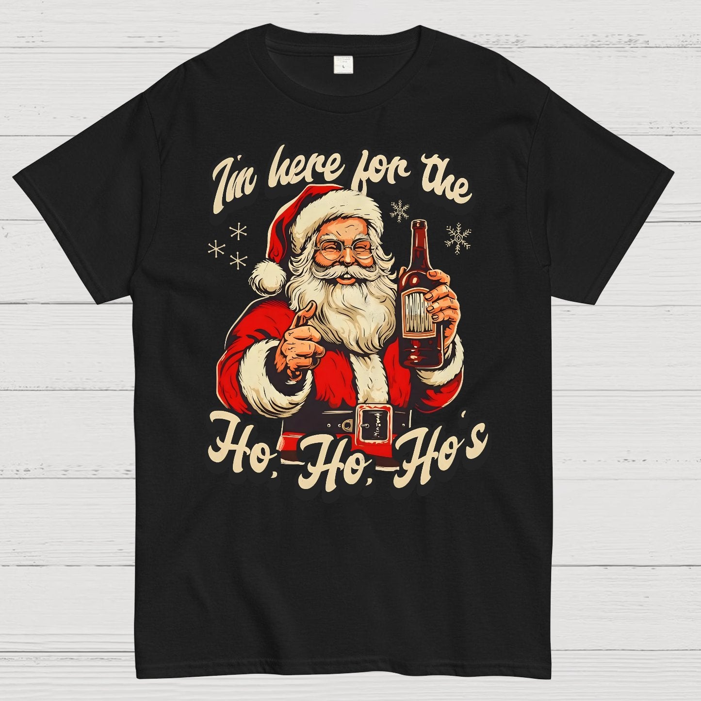 Funny Bourbon Christmas Geek T-Shirt