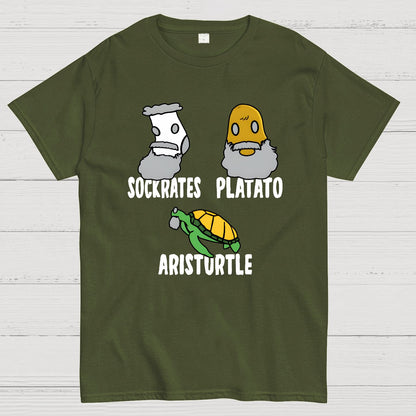 SOCKRATES PLATATO ARISTURTLE Geek T-Shirt