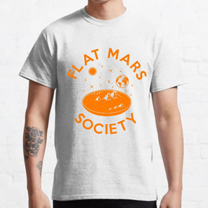 Flat mars society Nerdy T-Shirt