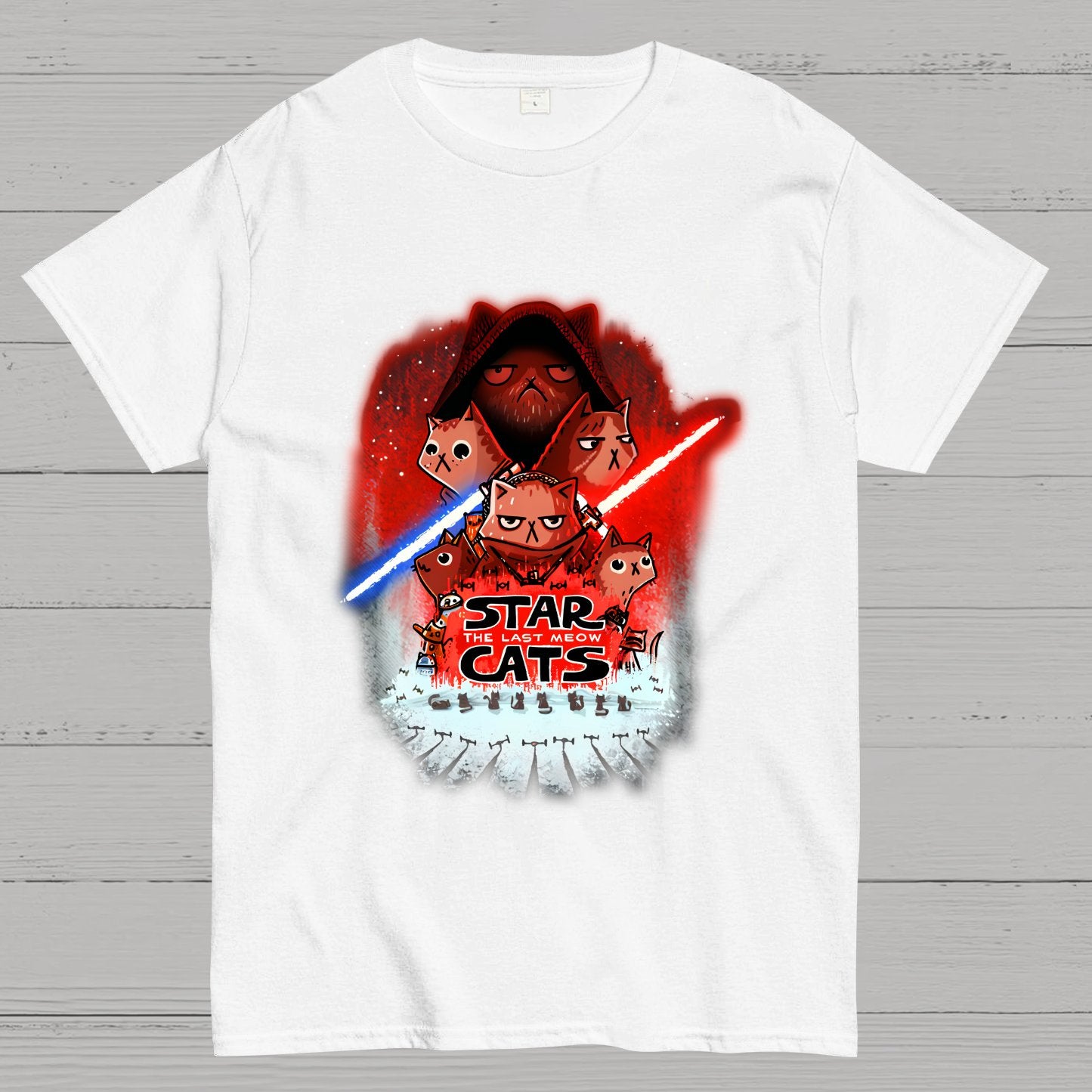Star Cats The Last Meow Geek T-Shirt