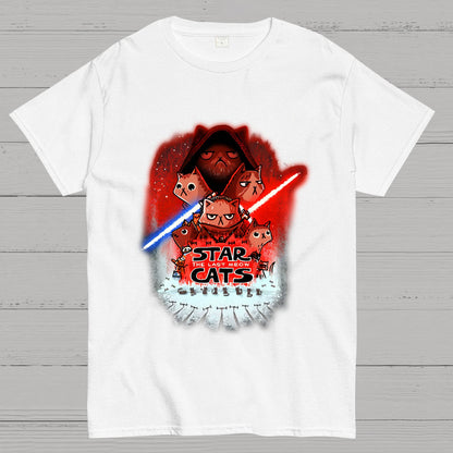 Star Cats The Last Meow Geek T-Shirt