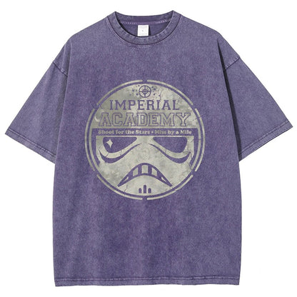 Aiming for Excellence Vintage Distressed T-shirt