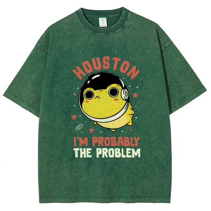 Houston Im Probably The Problem Vintage Distressed T-shirt
