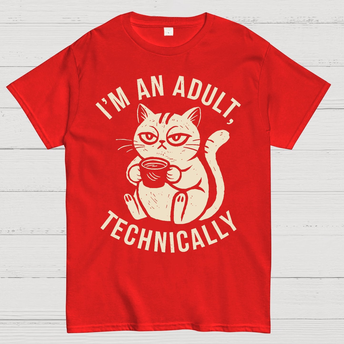 I'm An Adult Technically Geek T-Shirt