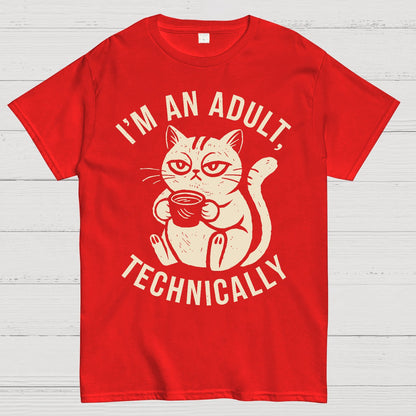 I'm An Adult Technically Geek T-Shirt
