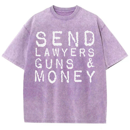 Send Lawyers Guns And Money Vintage Distressed T-shirt