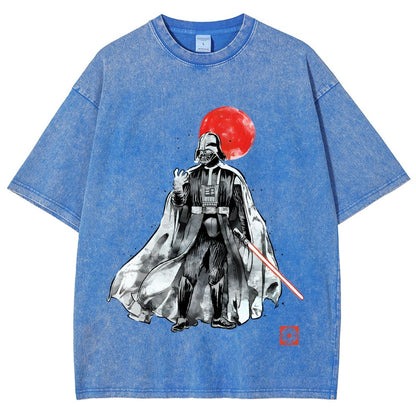 Dark Lord Sumi-E Vintage Distressed T-shirt
