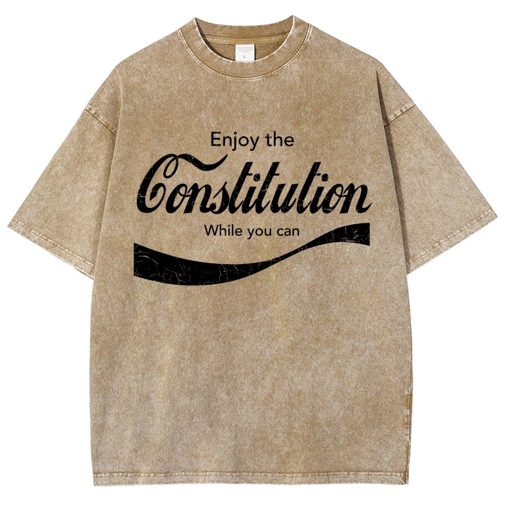 Constitution Cola Vintage Distressed T-shirt