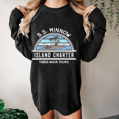 Tour 3 Hours Washed Long Sleeve Tee