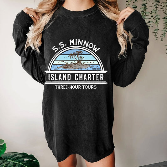 Tour 3 Hours Washed Long Sleeve Tee