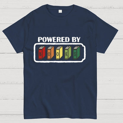 Powered by Books Geek T-Shirt