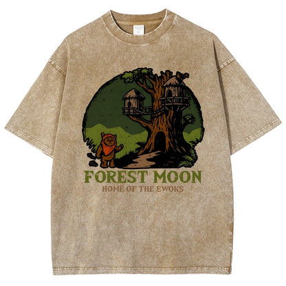 Woodland Moon Home Vintage Distressed T-shirt