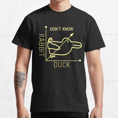 Rabbit or Duck - Don't know - Math Graph Geeky T-Shirt