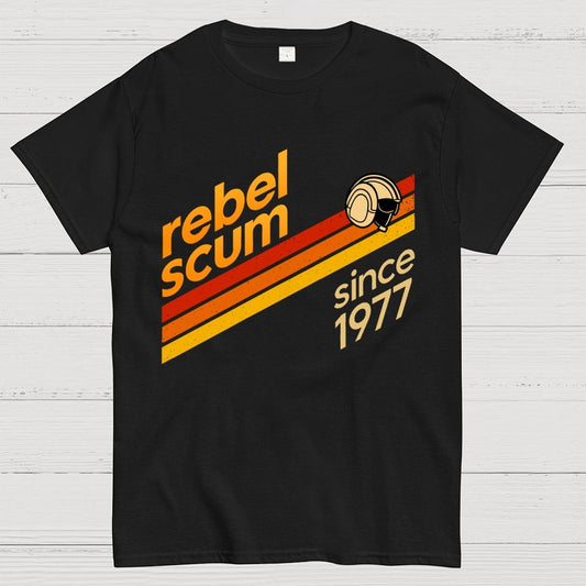 Vintage Scum Old School Scum Since 1977 Geek T-Shirt