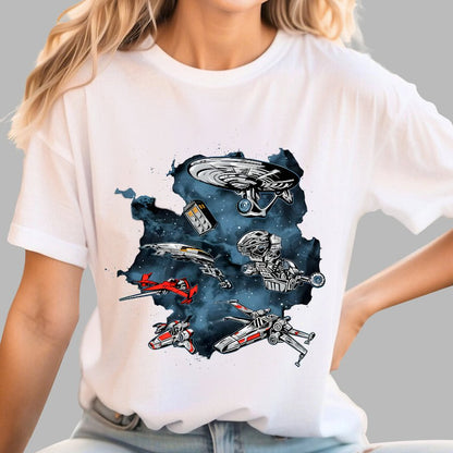 Ultimate Space Fleet Geek T-Shirt