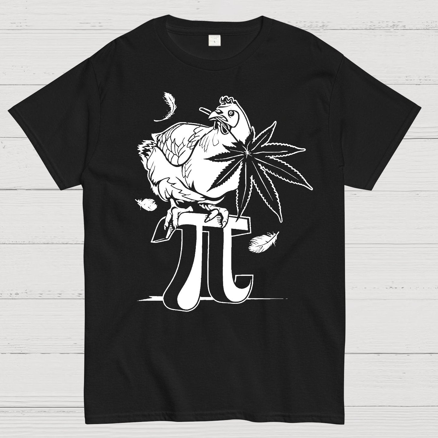 Chicken, π, Marijuana, Sarcasm Geek T-Shirt