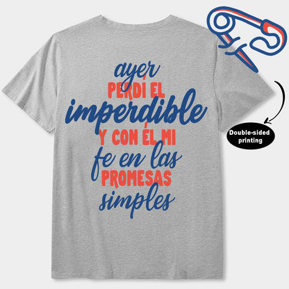Perdí el imperdible Double-sided printing Geek T-Shirt