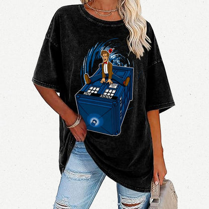 How I Learned To Love The Time Machine Vintage Distressed T-shirt