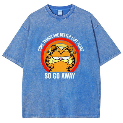 Some things are better leet alone Vintage Distressed T-shirt