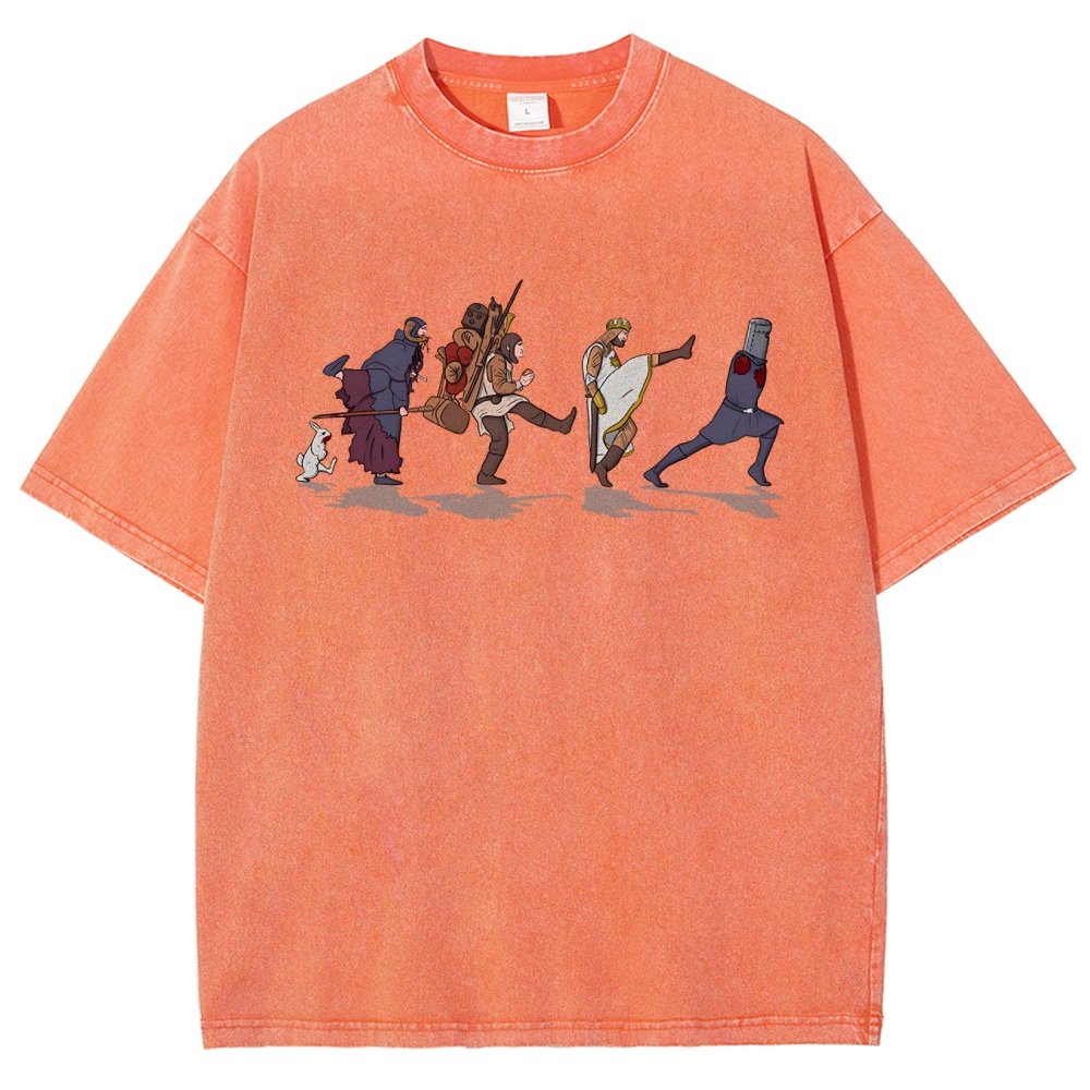 Walking Toward the Grail Vintage Distressed T-shirt
