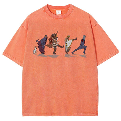 Walking Toward the Grail Vintage Distressed T-shirt
