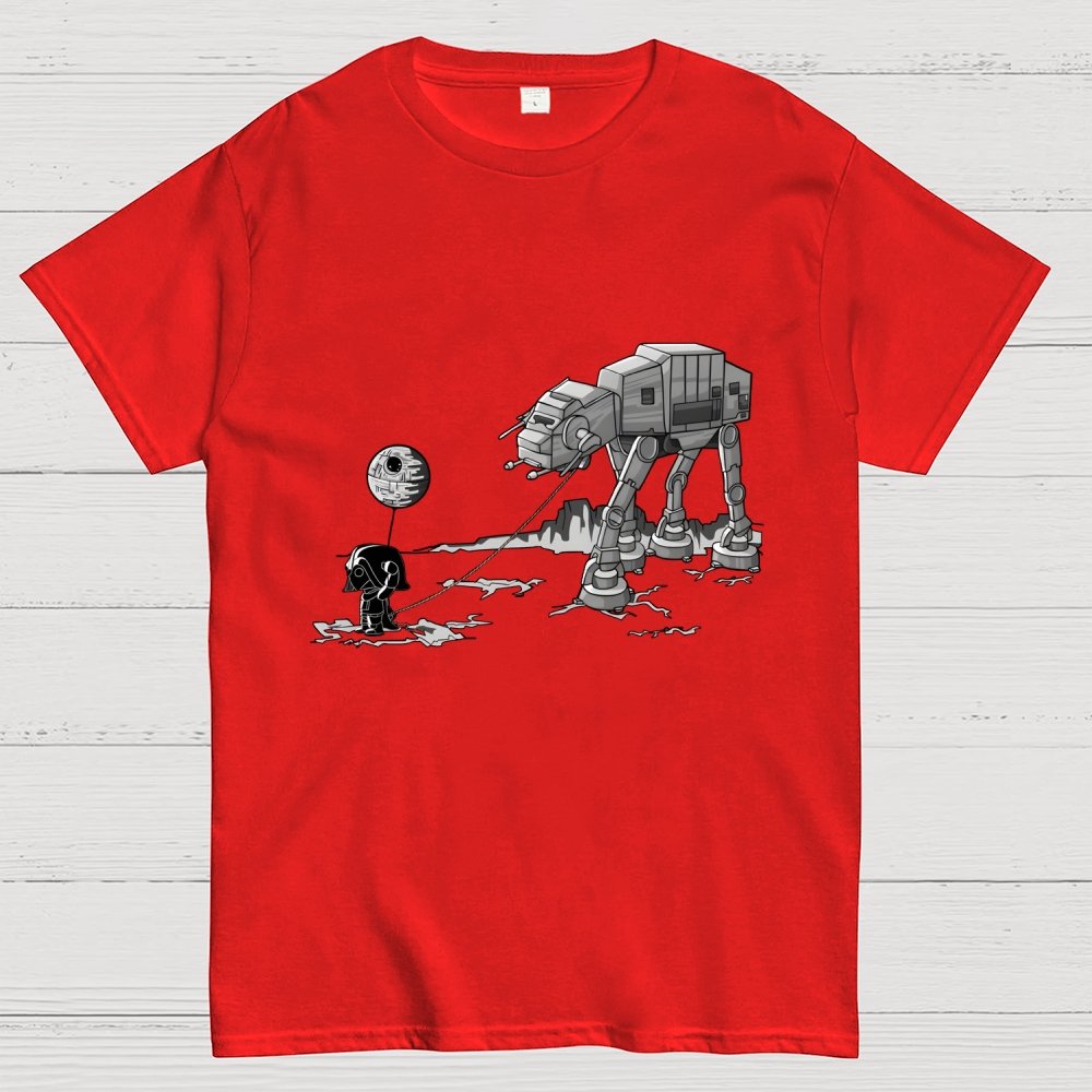 Empire Robot Dog-Planet Battles Geek T-Shirt