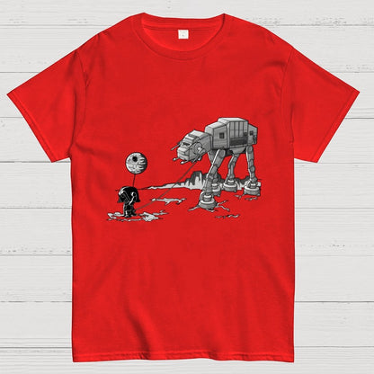 Empire Robot Dog-Planet Battles Geek T-Shirt