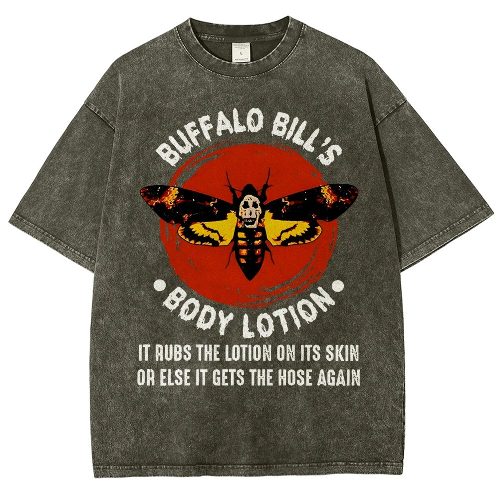 buffalo bills body lotion Vintage Distressed T-shirt