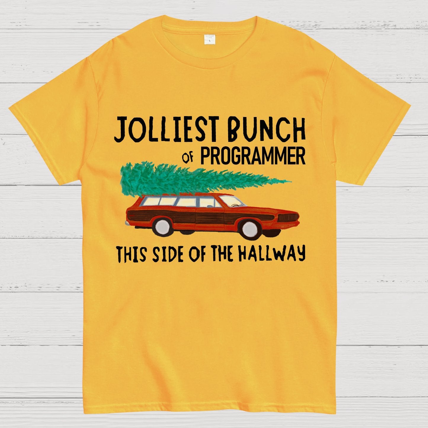 Jolliest Bunch Of Programmer This Side Of The Hallway Geek T-Shirt