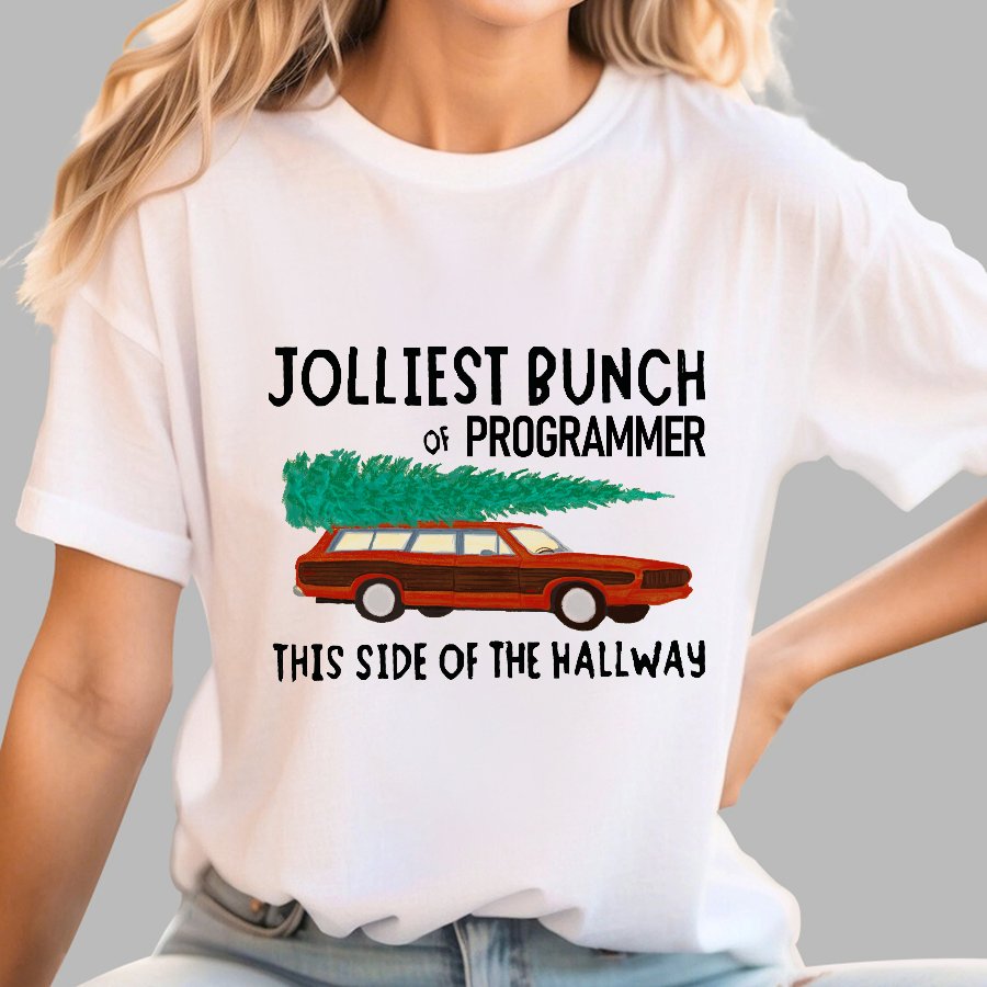 Jolliest Bunch Of Programmer This Side Of The Hallway Geek T-Shirt