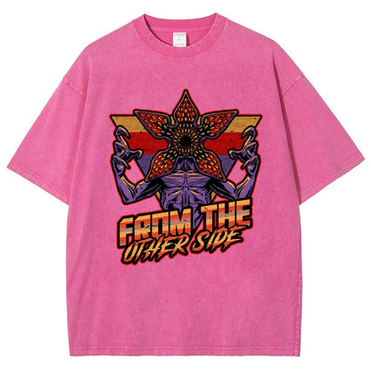 Dimensional Monster Vaporwave Vintage Distressed T-shirt