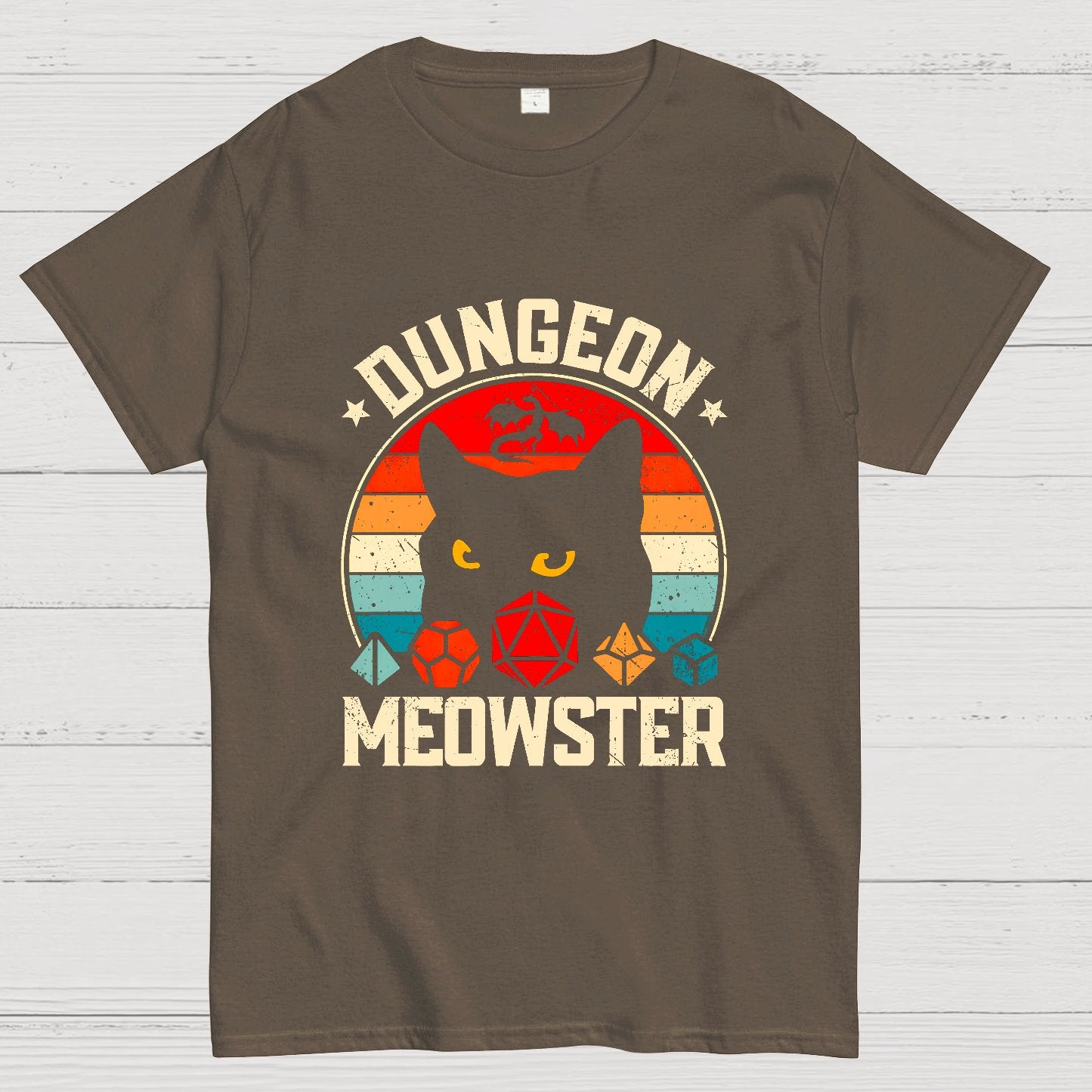 Dungeon Meowster Nerdy T-Shirt