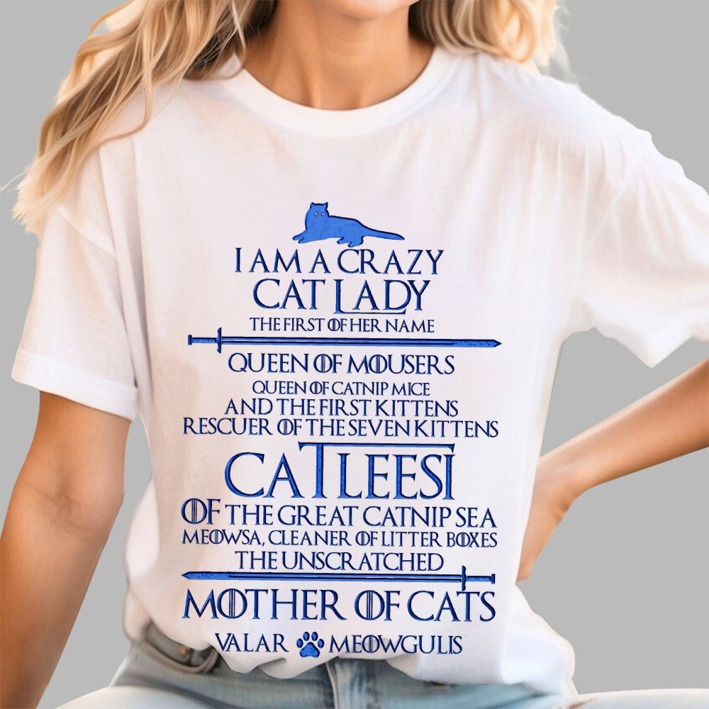 I Am A Crazy Cat Lady Unisex Geek T-Shirt