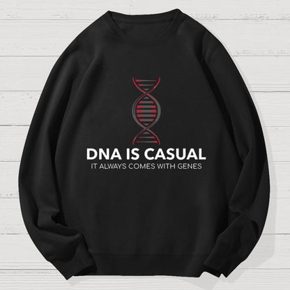 DNA Is Casual Geek Cotton Sweatshirt