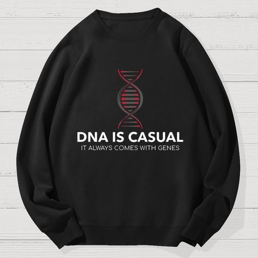 DNA Is Casual Geek Cotton Sweatshirt