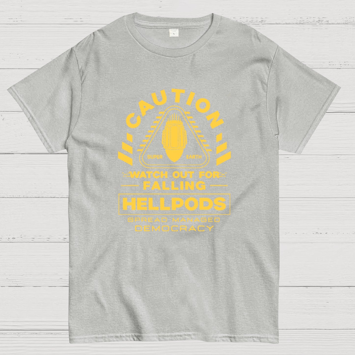 Hellpods Caution Geek T-Shirt