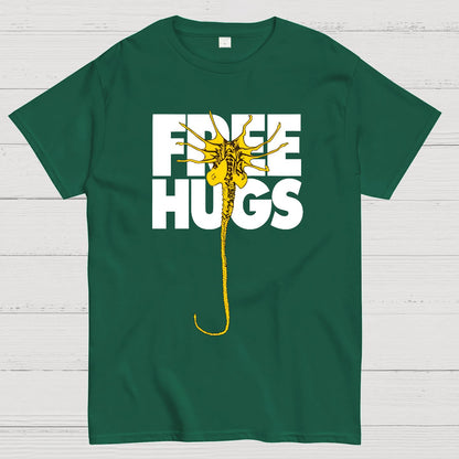 Free Hugs Alien Geek T-Shirt