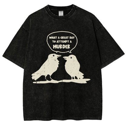 Attempted Murder Vintage Distressed T-shirt