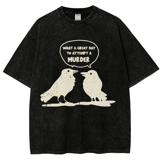 Attempted Murder Vintage Distressed T-shirt