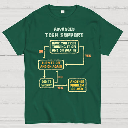 Turn It Off And On Again Geek T-Shirt