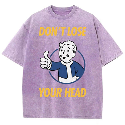 Don't Lose Your Head  Vintage Distressed T-shirt