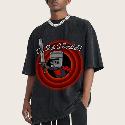 Tis But A Scratch, Folks! Vintage Distressed T-shirt