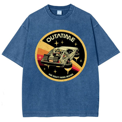 Vintage Time Travel Vintage Distressed T-shirt